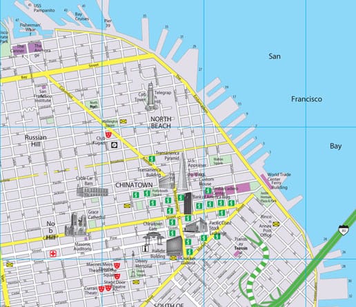 San Francisco CityFlash Street Map
