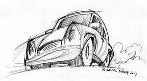 Crazy Car Sketch