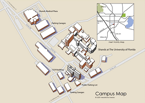 Shands Healthcare Campus Map