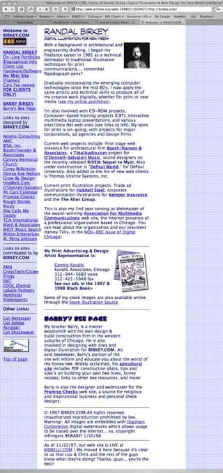 BIRKEY.COM in 1998