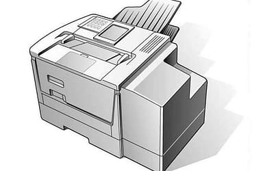 Mita Copier Technical Product Illustration