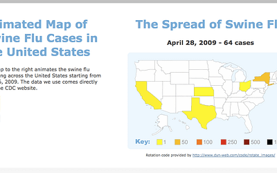 US Swine Flu Map Animation