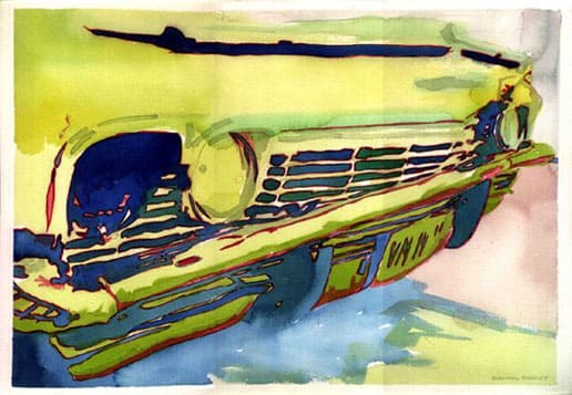 1960's Chevy Watercolor Painting