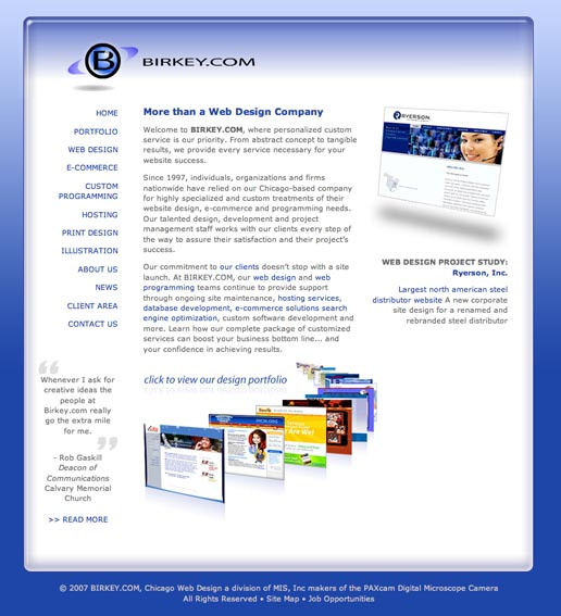 BIRKEY.COM in 2006